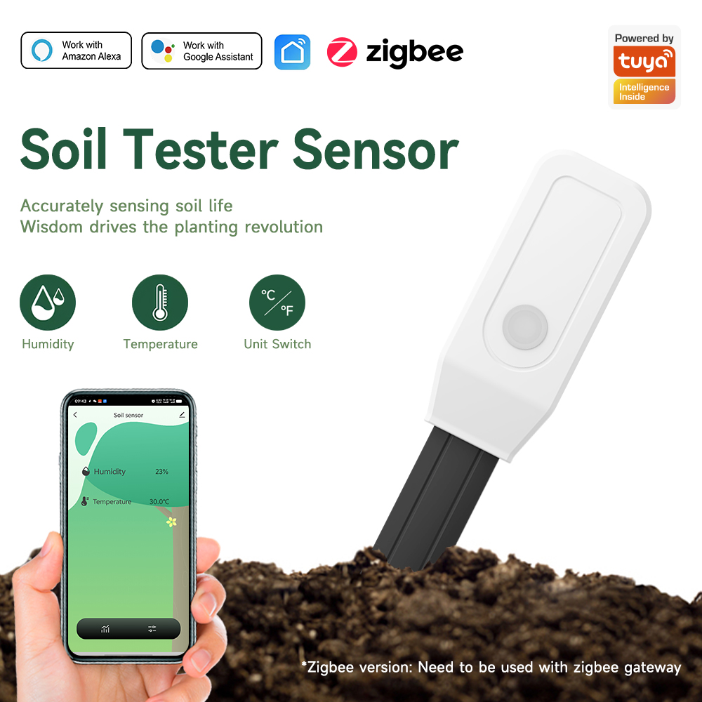 Smart Soil Sensor - iHseno Tuya Zigbee Smart Soil Tester