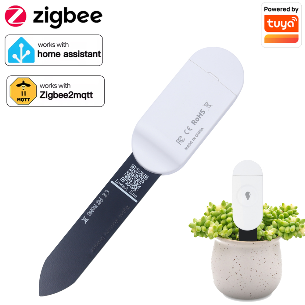 Smart Soil Sensor - Tuya Zigbee Temperature Humidity Moisture Detector
