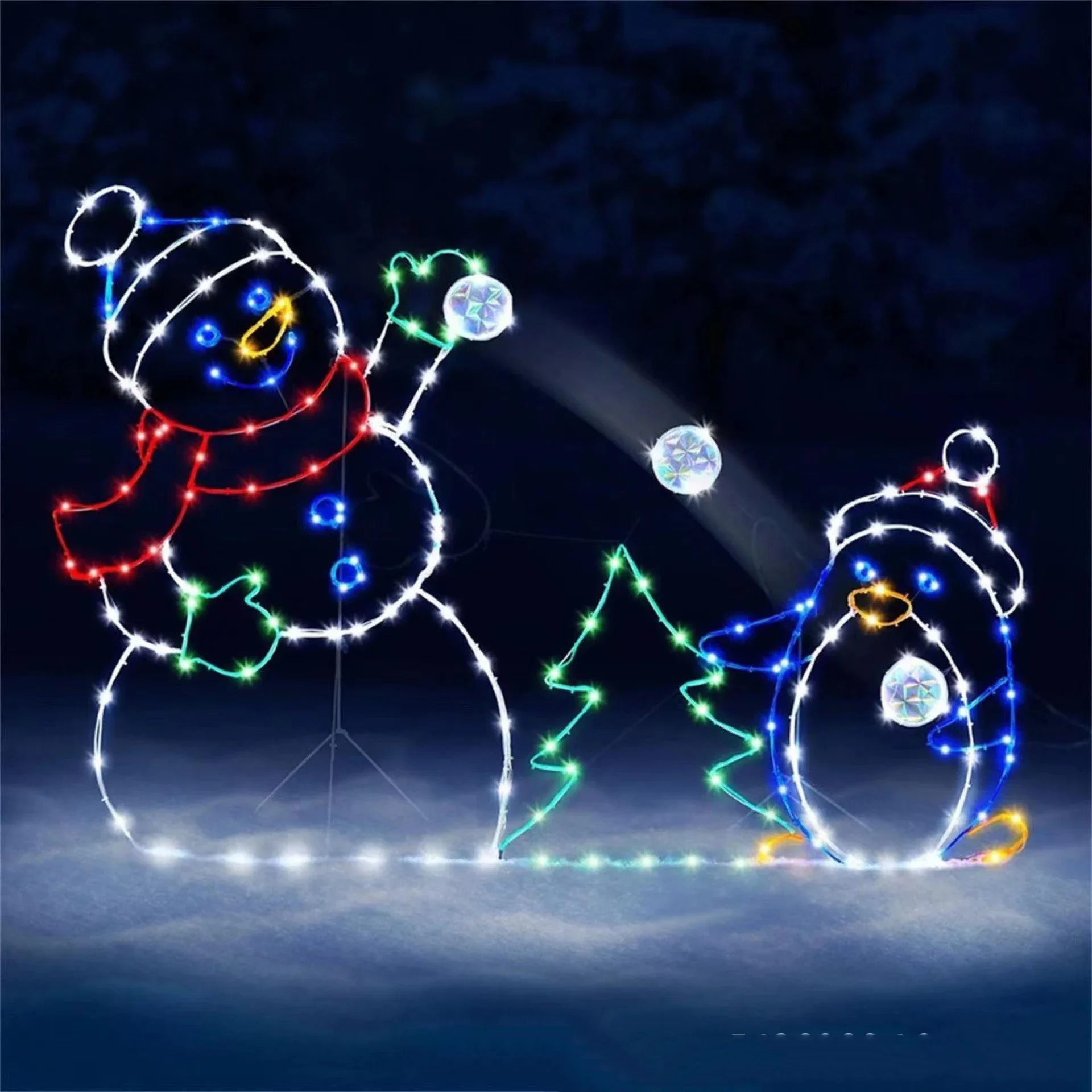 Animated Snowball Light LED Gl - Smart Garden Lamp review and price