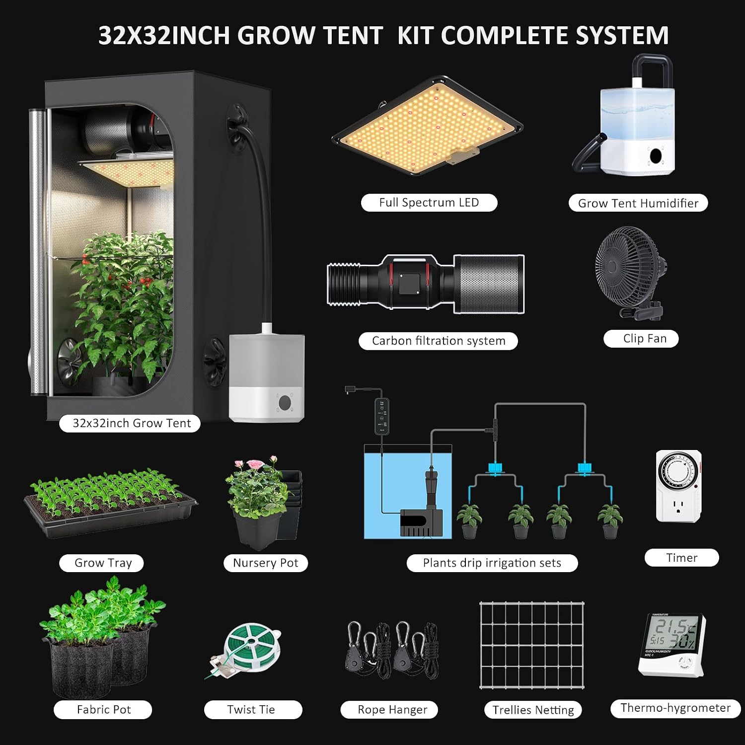 Upgrade Integrated Auto Grow T - Grow Tent Complete Kit review and price