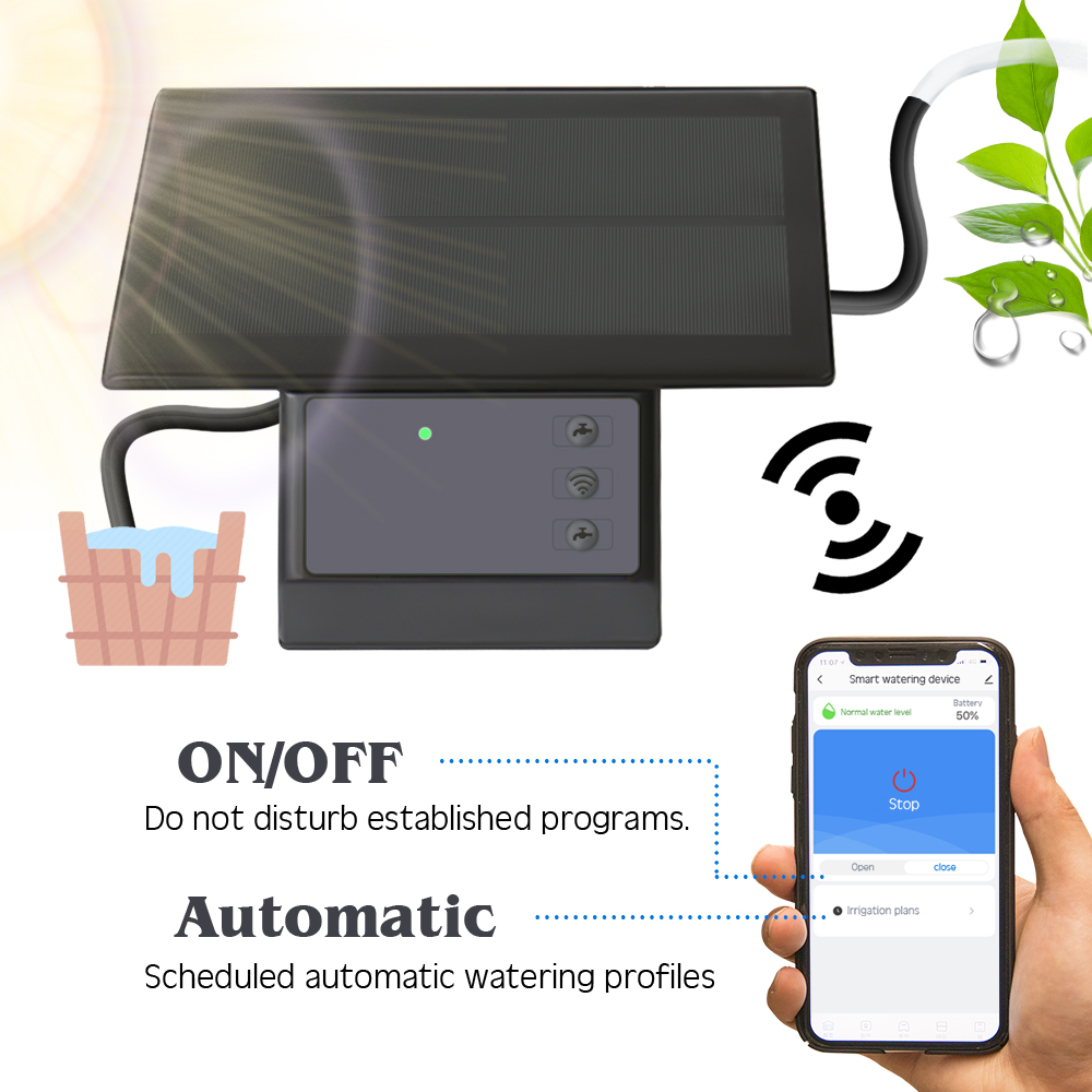 High Quality Tuya Solar Pane W - Wifi Irrigation Timer review and price