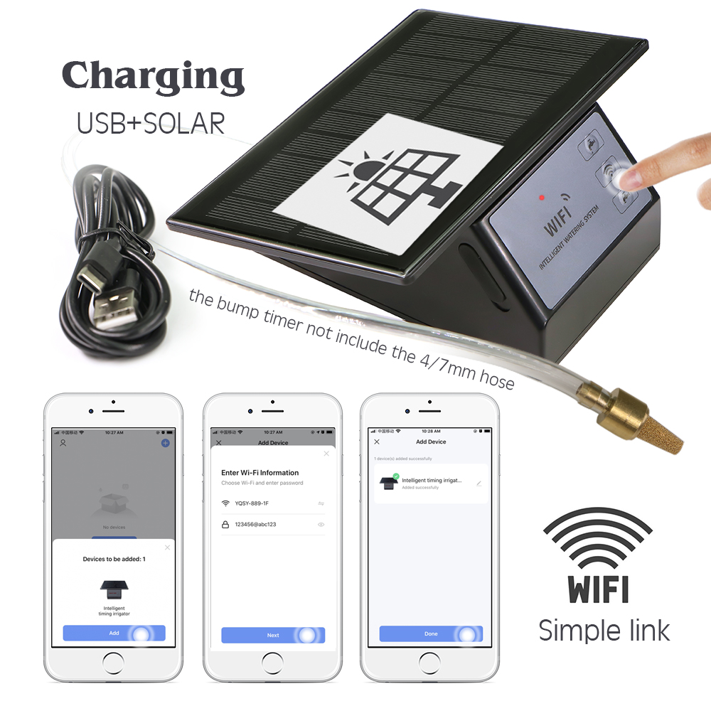 High Quality Tuya Solar Pane W - Wifi Irrigation Timer review and price