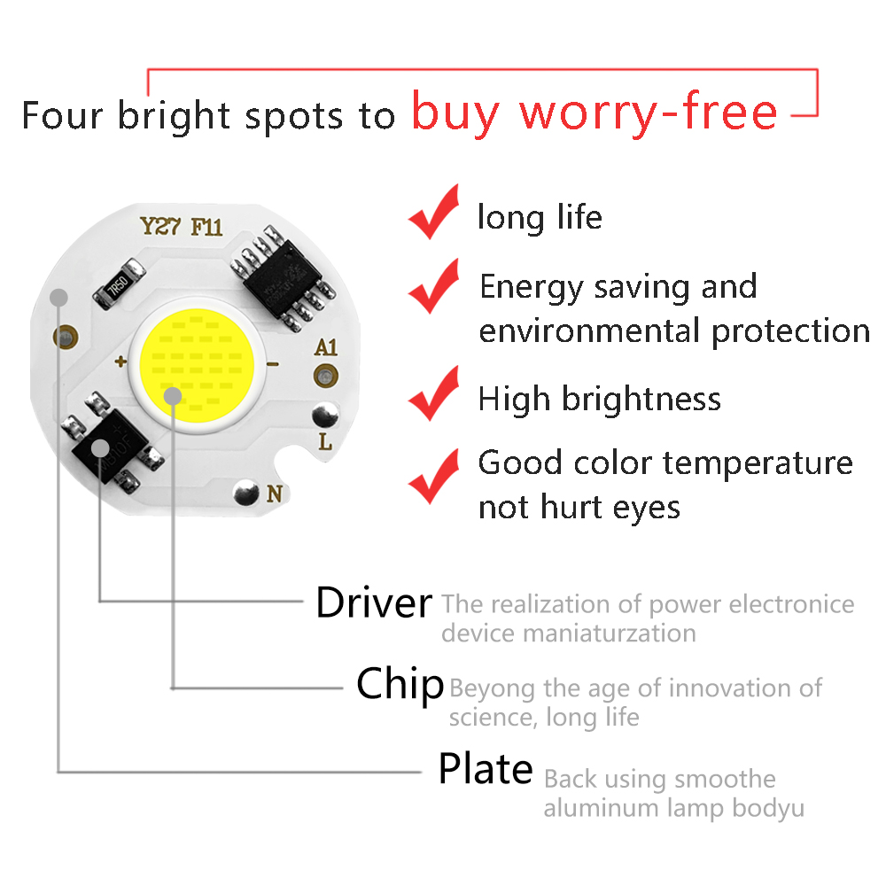 6pack COB LED Chip Lights 220V - Smart Garden Lamp review and price