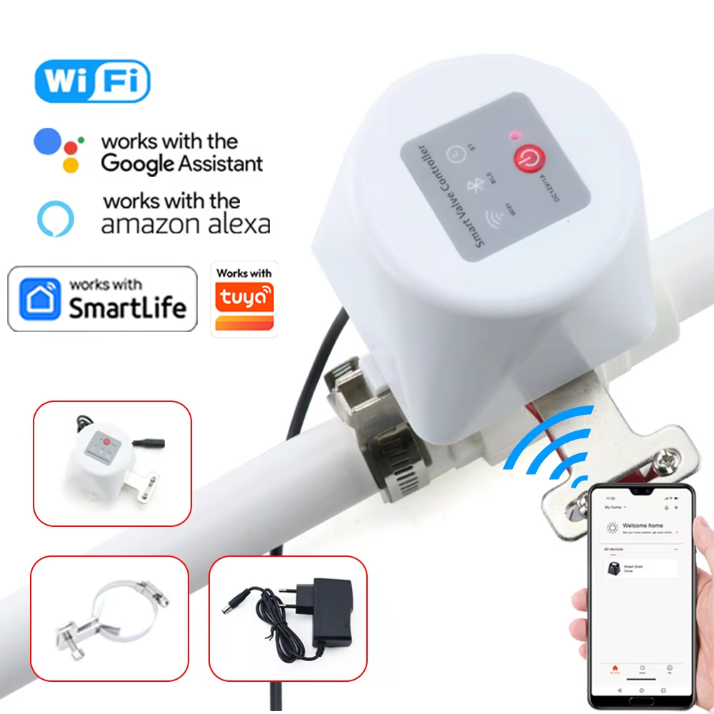WiFi Water Valve Gas Shutoff   - Smart Garden Instructions review and price