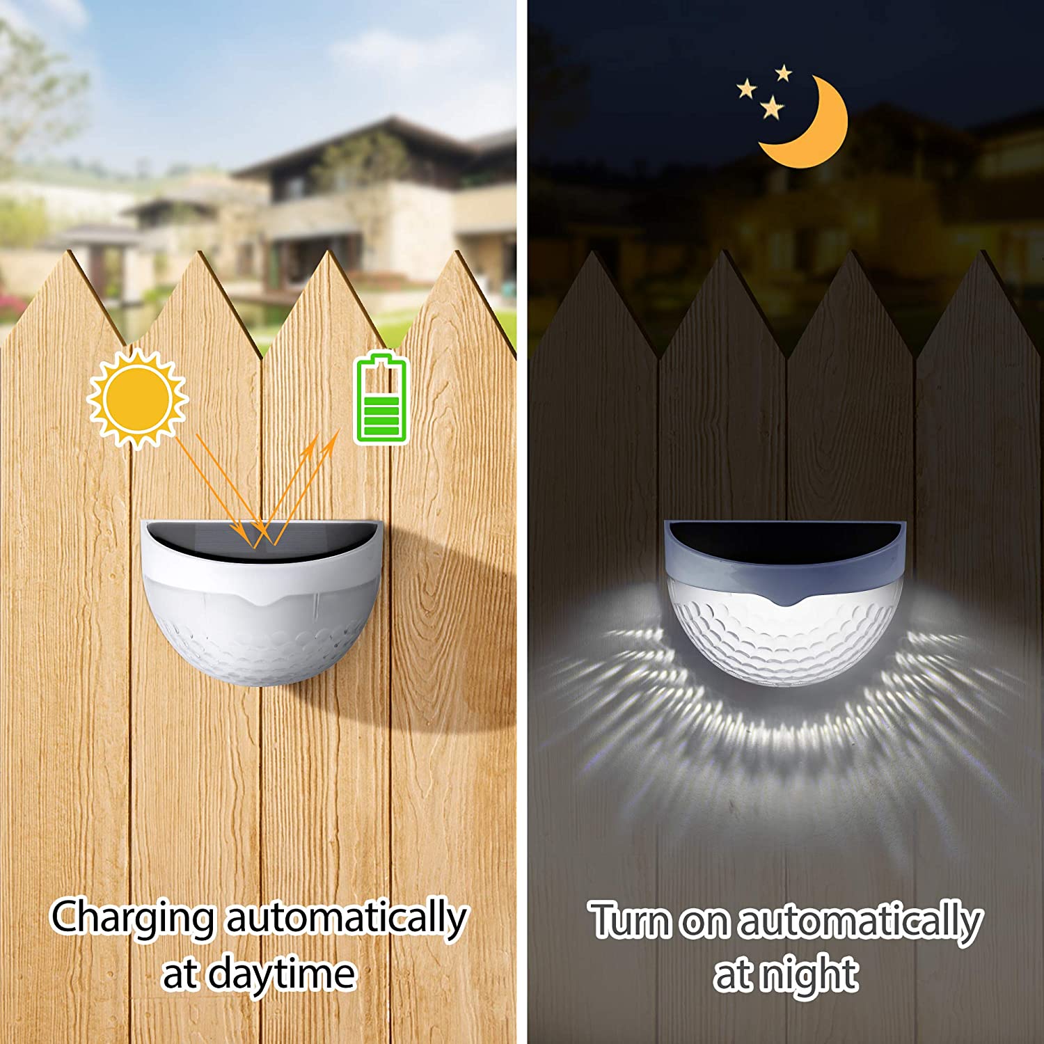 LED Solar Light Outdoor Wall L - Smart Garden Lamp review and price