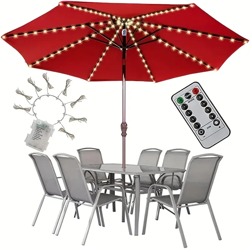 104 LED Umbrella Lights Outdoo - Smart Garden Umbrella review and price