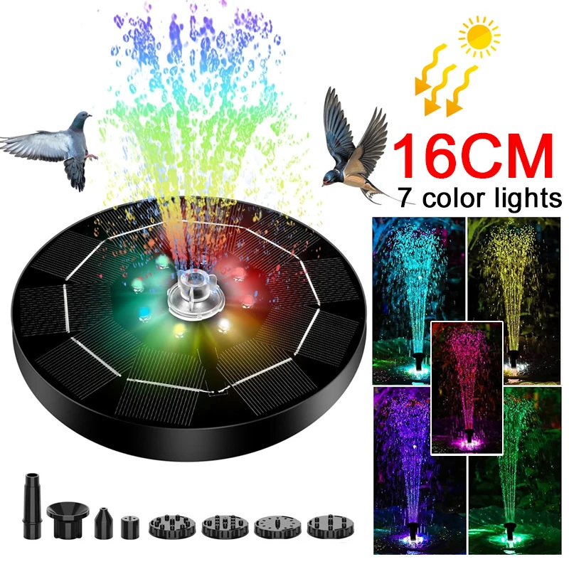 Fountain Light 7 Colors LED Li - Smart Garden Lamp review and price