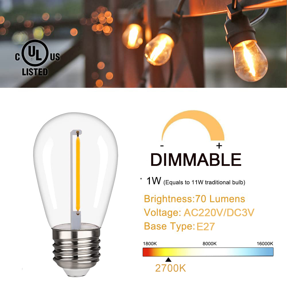 LED S14 Replacement Light Bulb - Smart Garden Umbrella review and price