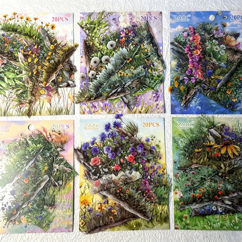 20 Sheets Floral PET Sticker P - Garden Journal Planner review and price