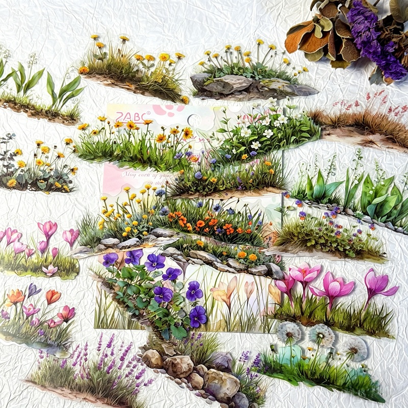 20 Sheets Floral PET Sticker P - Garden Journal Planner review and price