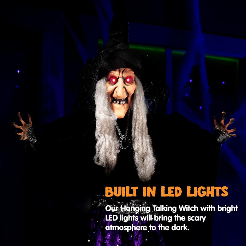 47'' Animated Witch Halloween  - Smart Garden Lamp review and price
