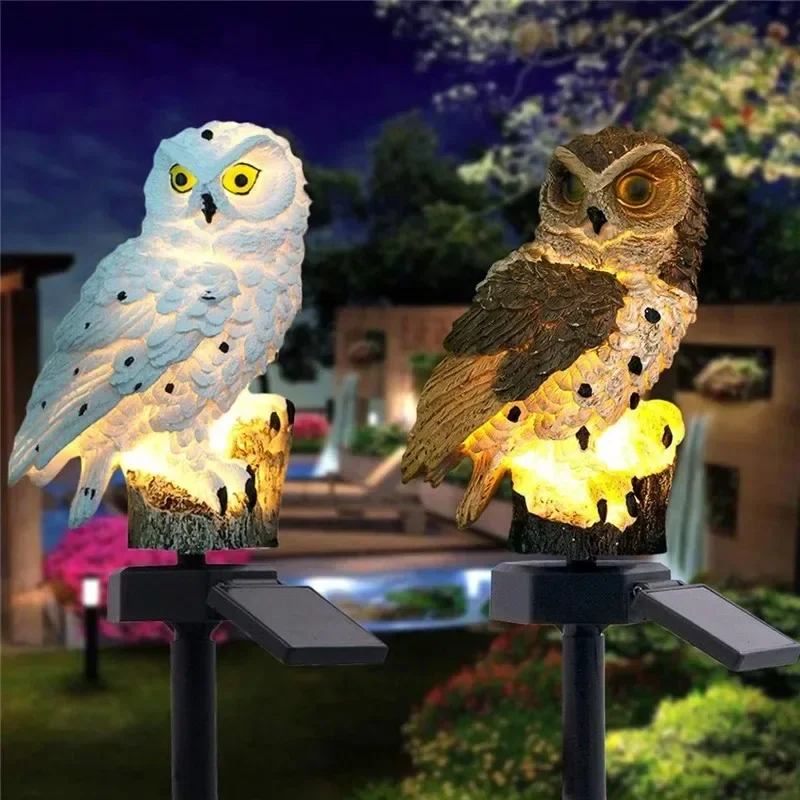 Solar Owl Statue Garden Light  - Smart Garden Lamp review and price