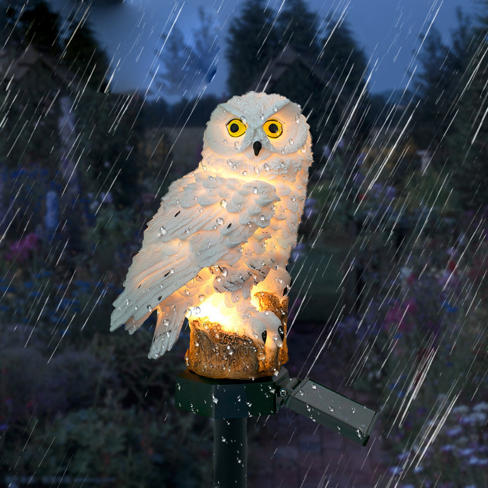 Solar Owl Statue Garden Light  - Smart Garden Lamp review and price