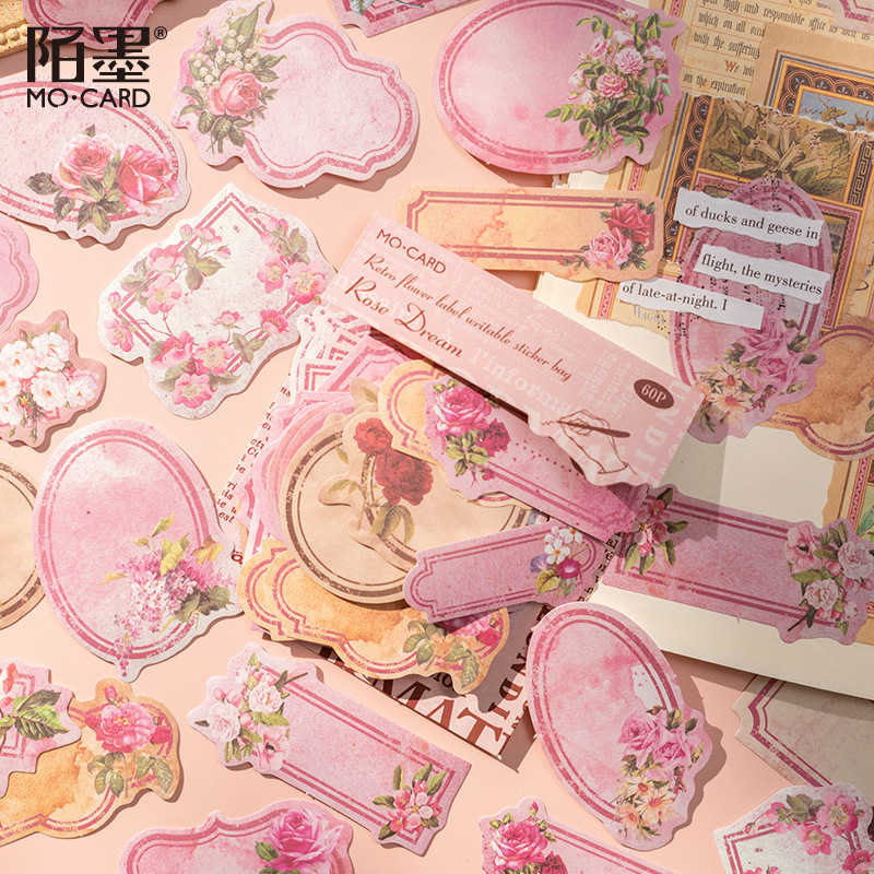 60pcs Kawaii Stationery Sticke - Garden Journal Planner review and price