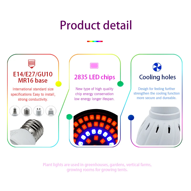 LED Grow Light E14 E27 MR16 GU - Smart Garden Umbrella review and price