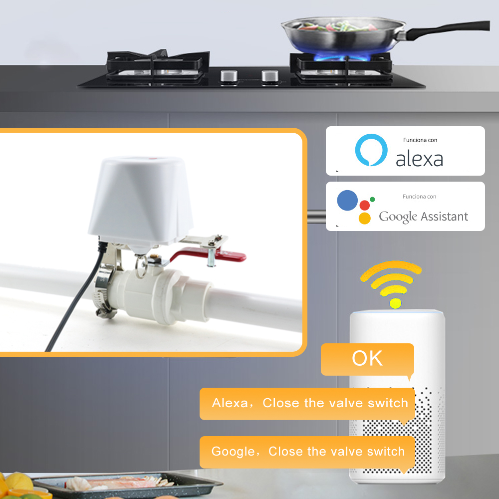 WiFi Water Valve Gas Shutoff   - Smart Garden Instructions review and price